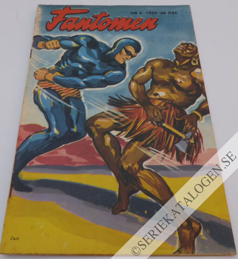 Framsida på Fantomen #4 (1959)