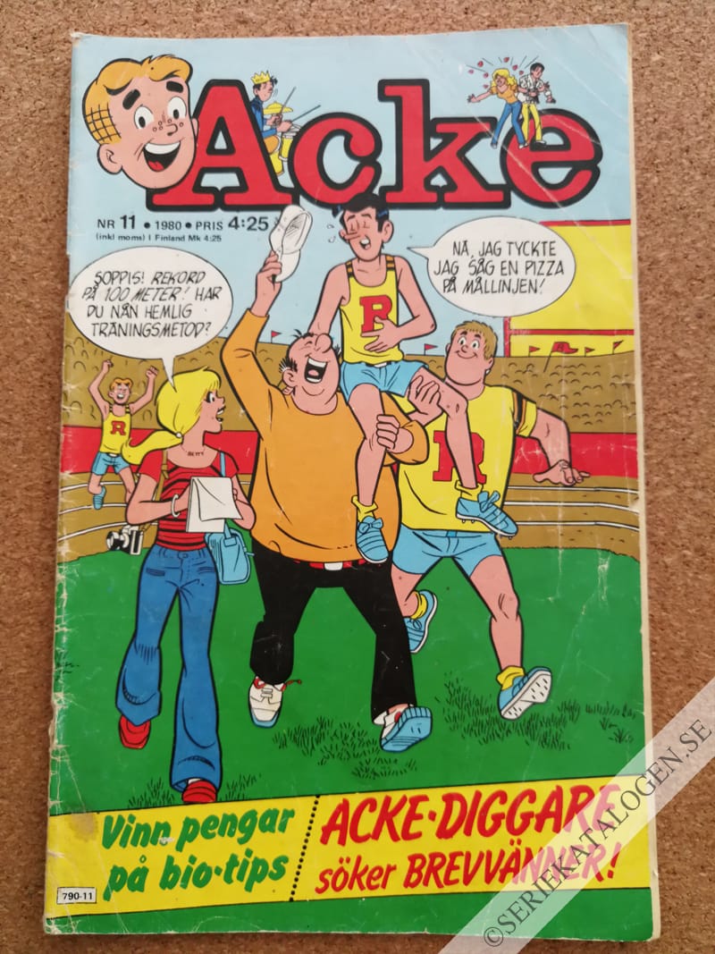 Framsida på Acke #11 (1980)