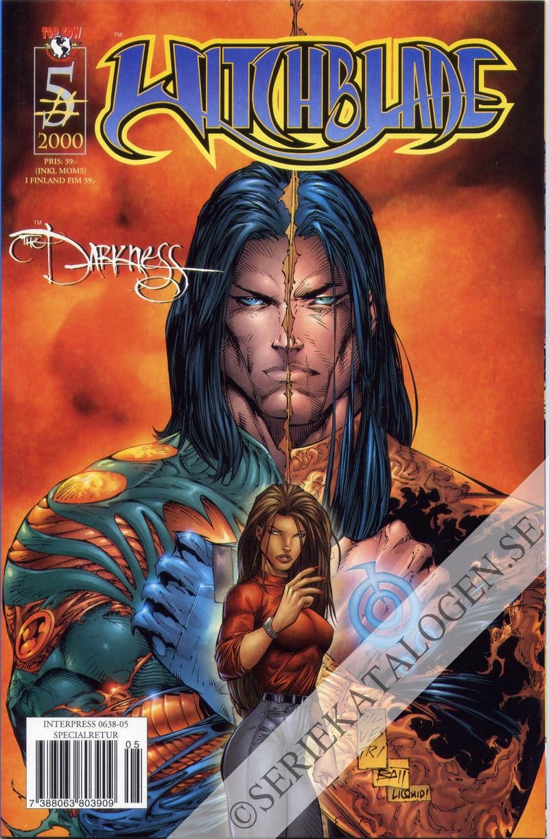 Framsida på Witchblade #5 (2000)