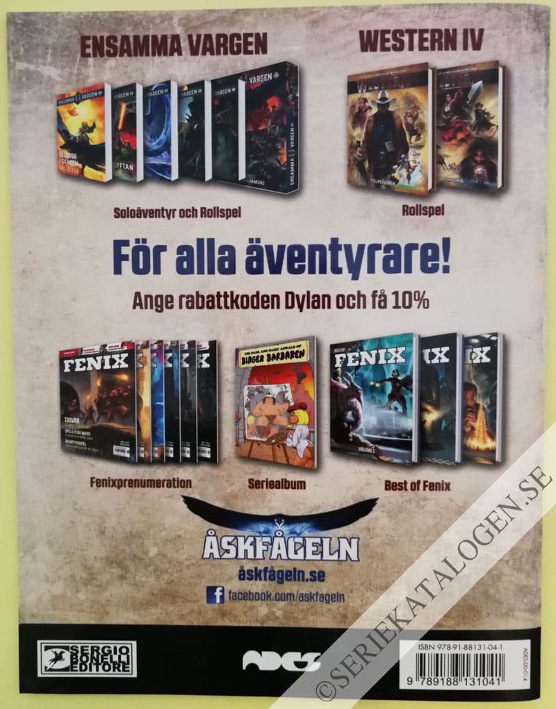 Baksida på Det tomma brevet (2016)
