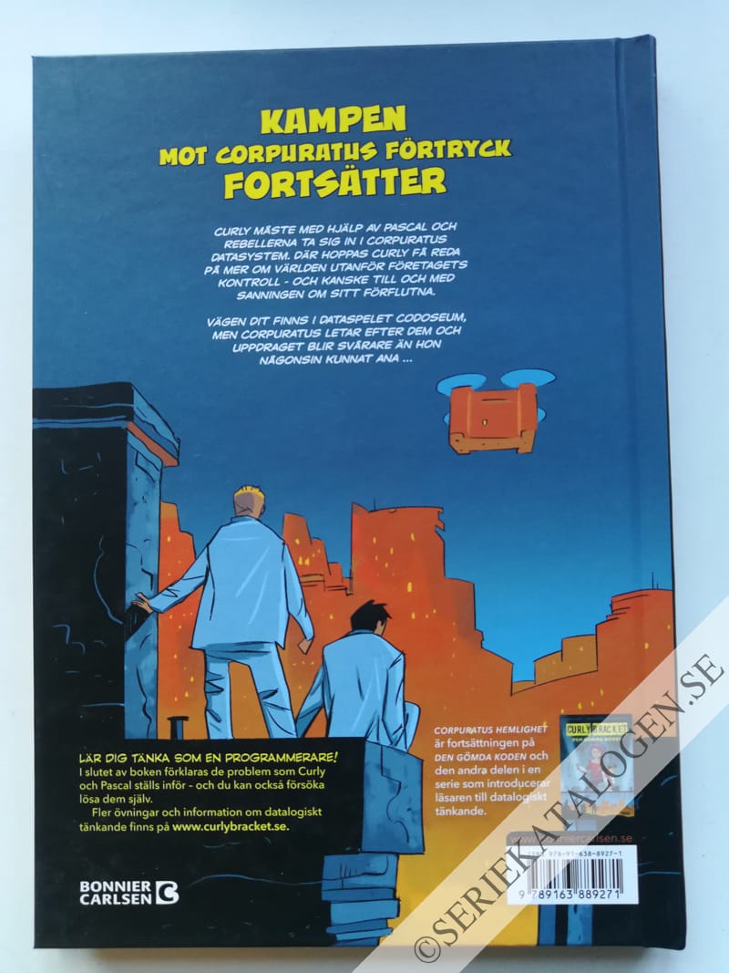 Baksida på Corpuratus hemlighet (2016)