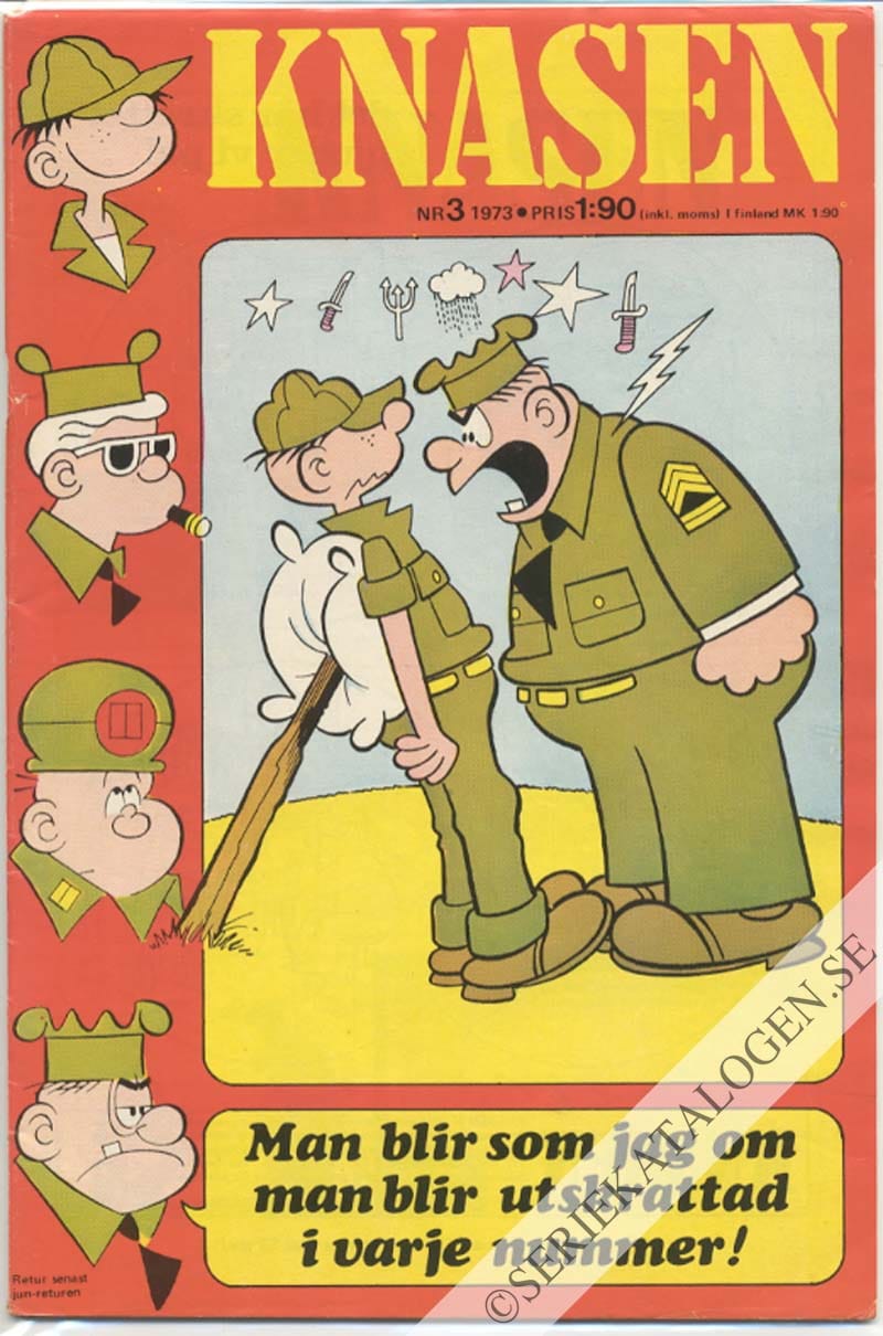 Framsida på Knasen #3 (1973)