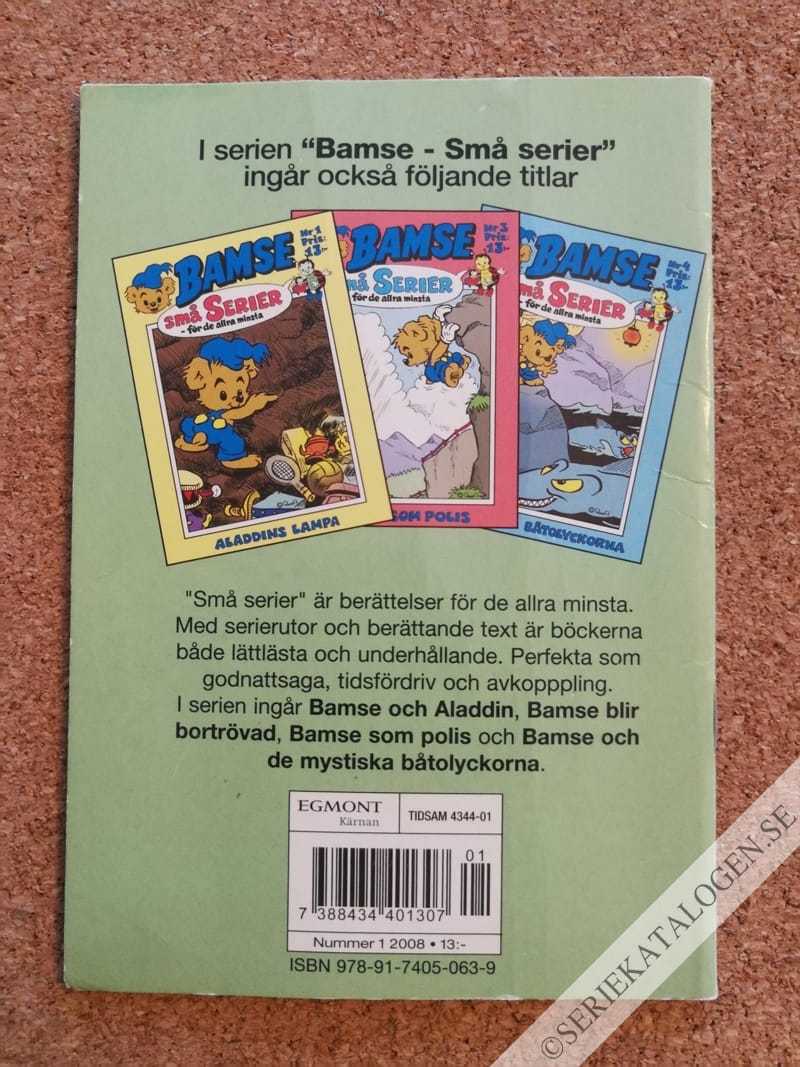 Baksida på Bamse blir bortrövad (2008)