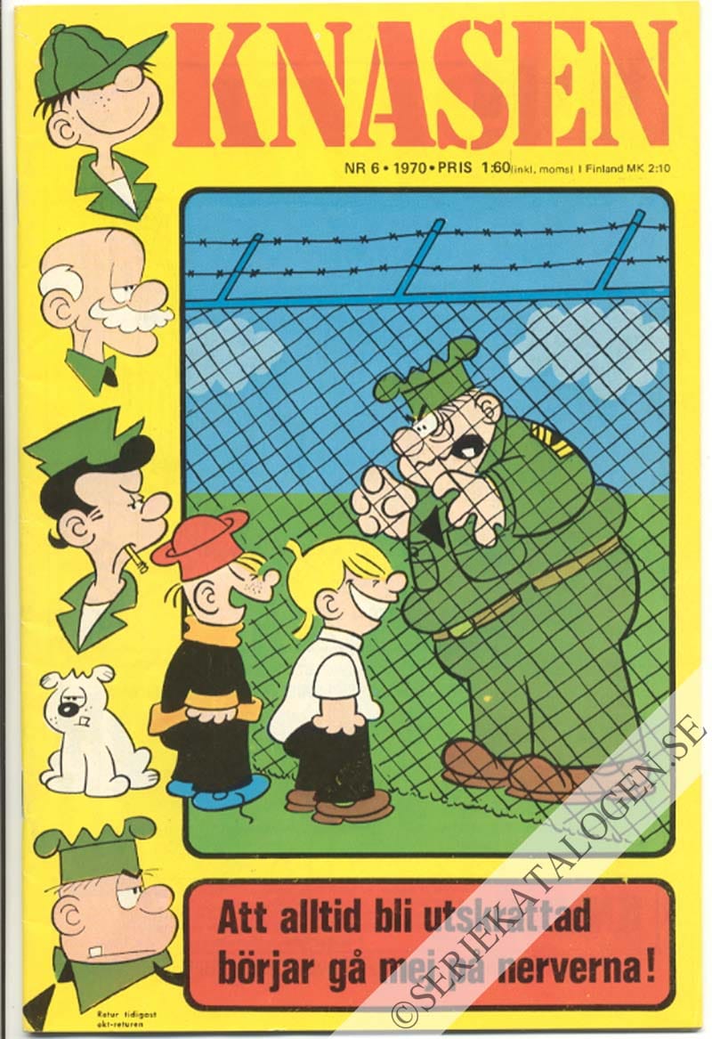 Framsida på Knasen #6 (1970)