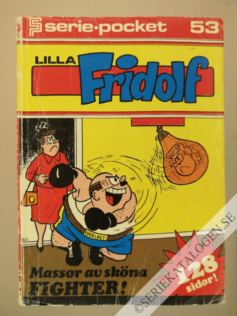 Framsida på Seriepocket #53 - Lilla Fridolf (1977)