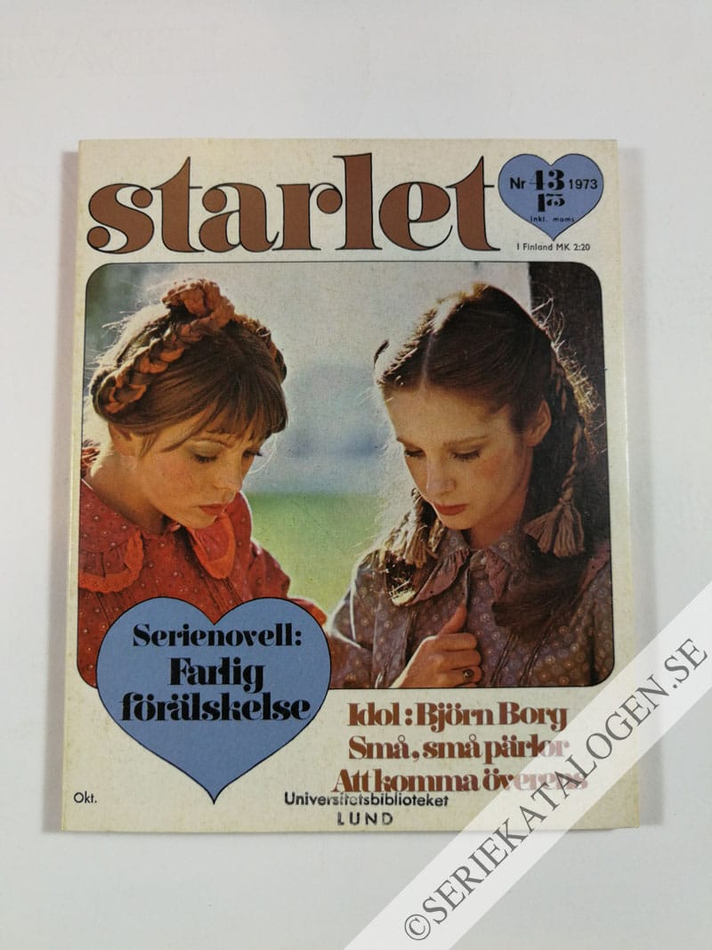 Framsida på Starlet #43 (1973)
