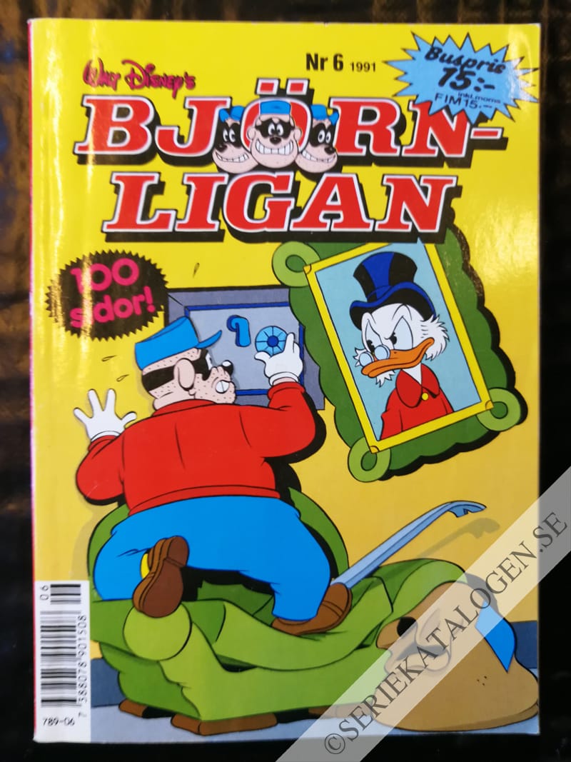 Framsida på Björnligan #6 (1991)