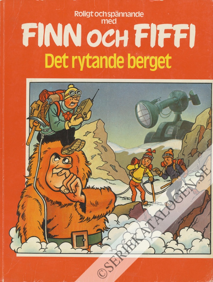 Framsida på Finn och Fiffi #43 - Det rytande berget (1979)