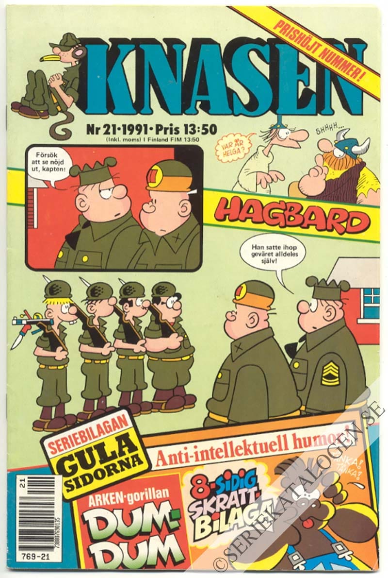 Framsida på Knasen #21 (1991)