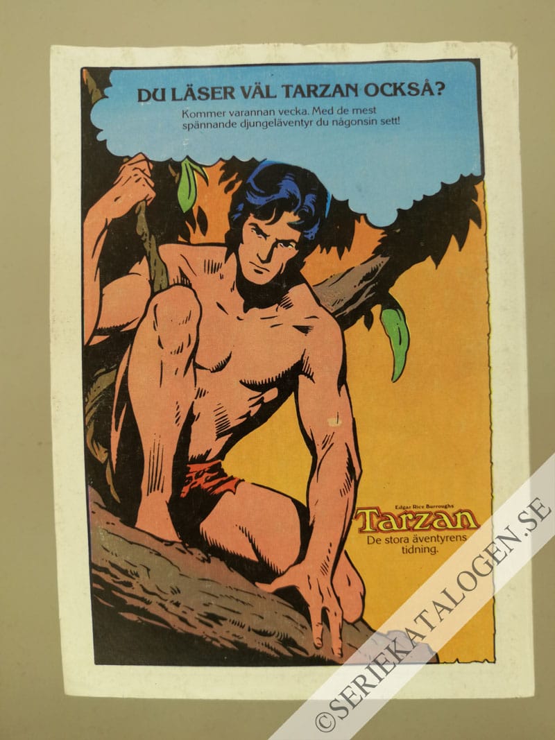Baksida på Dödligt uppdrag (1984)
