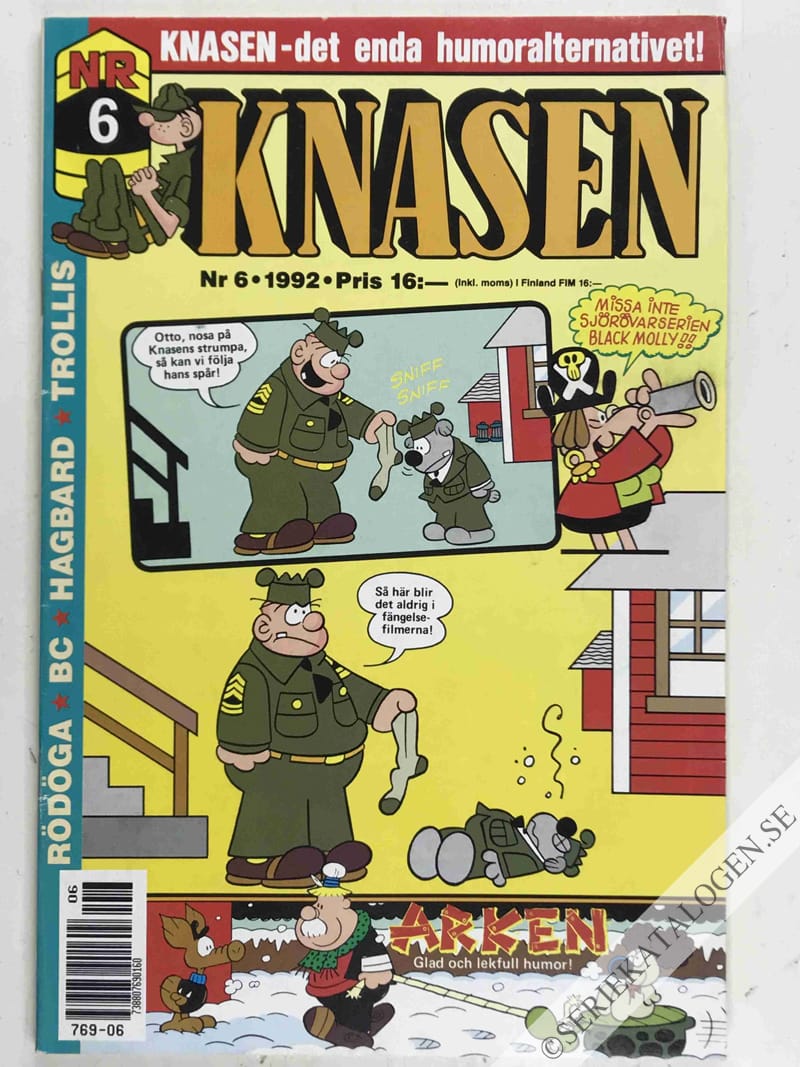 Framsida på Knasen #6 (1992)