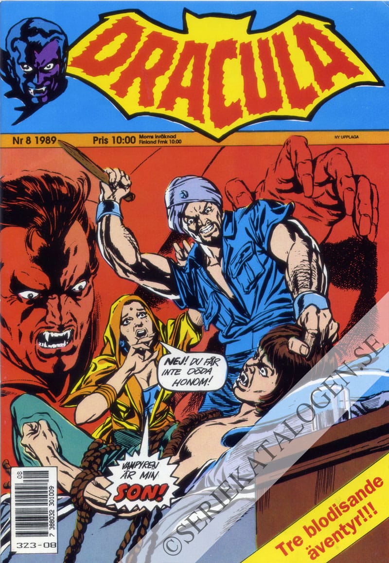 Framsida på Dracula #8 (1989)