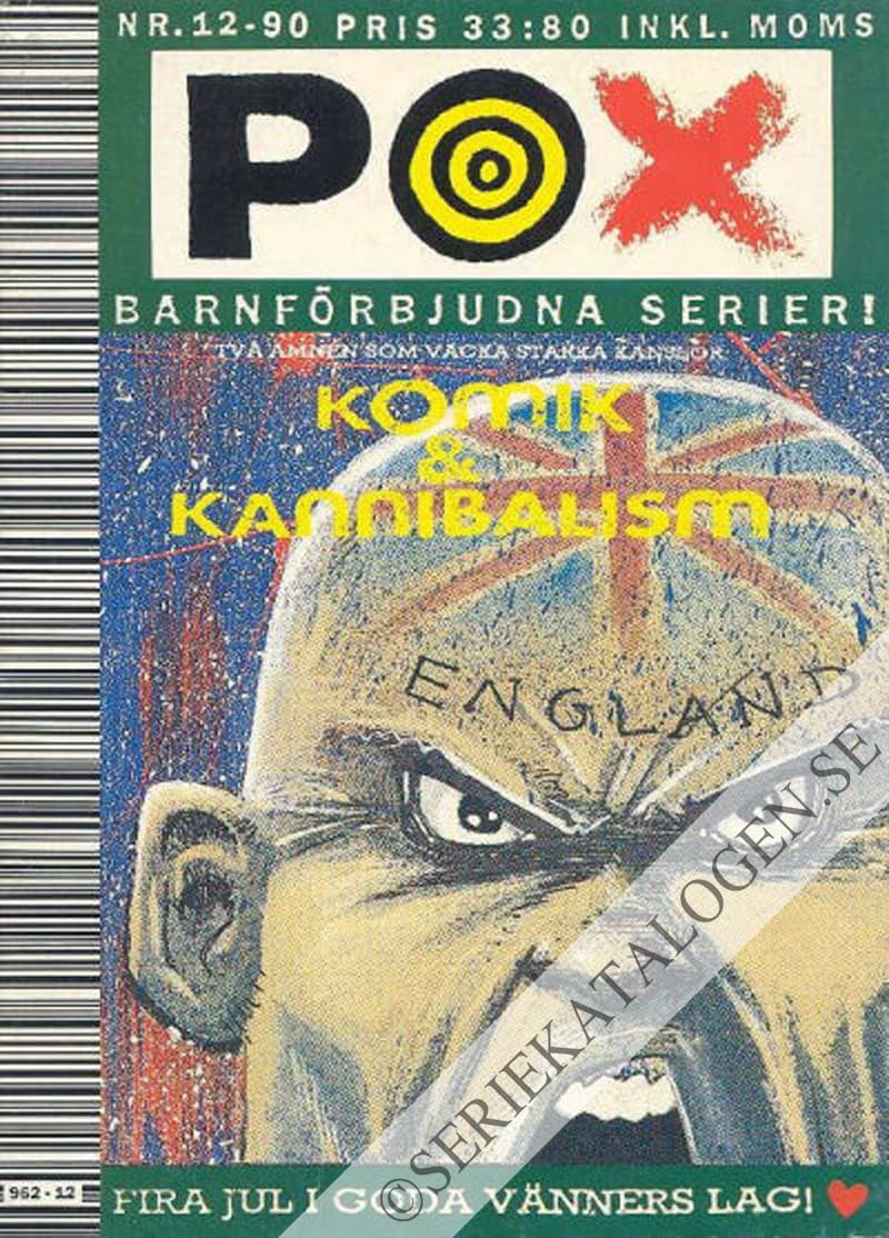 Framsida på Pox #12 (1990)