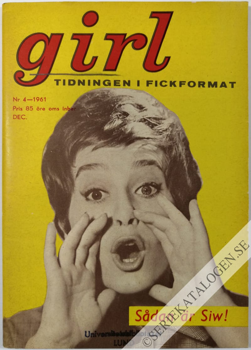 Framsida på Girl #4 (1961)