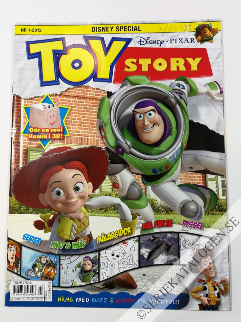 Framsida på Disney special Toy Story (2012)