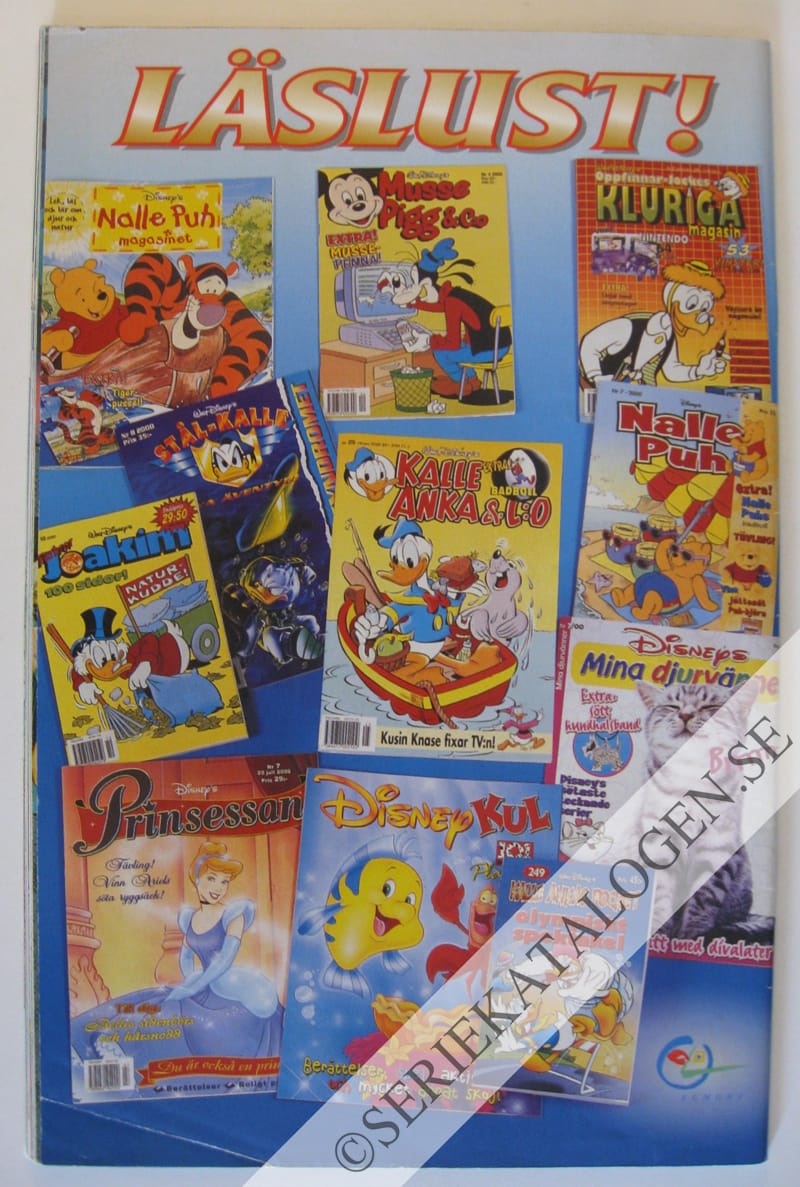 Baksida på Det okända barnet (2001)