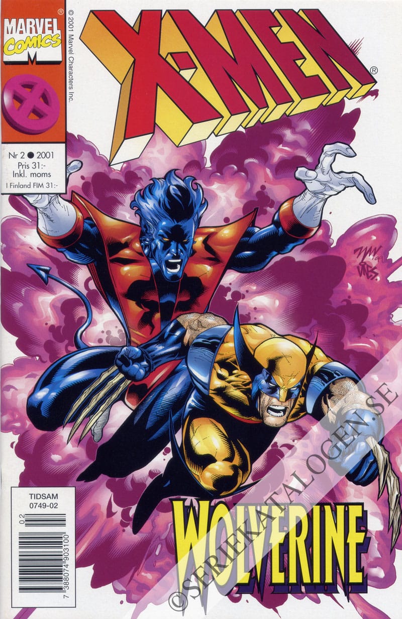 Framsida på X-Men #2 (2001)