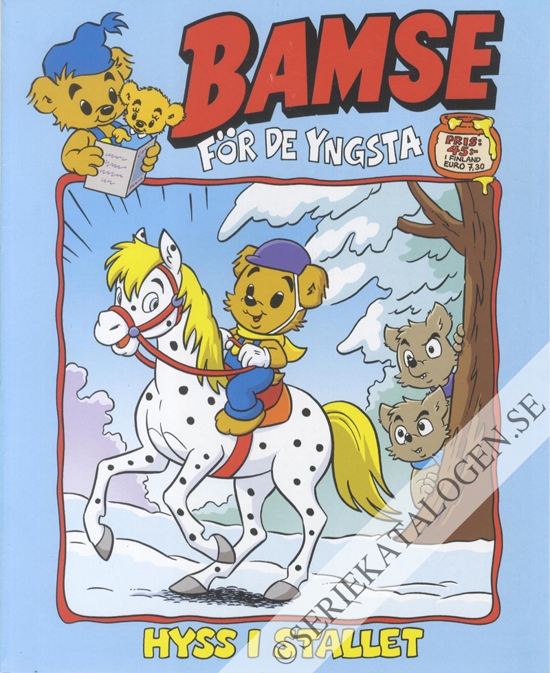 Framsida på Bamse för de yngsta #2 - Hyss i stallet (2024)