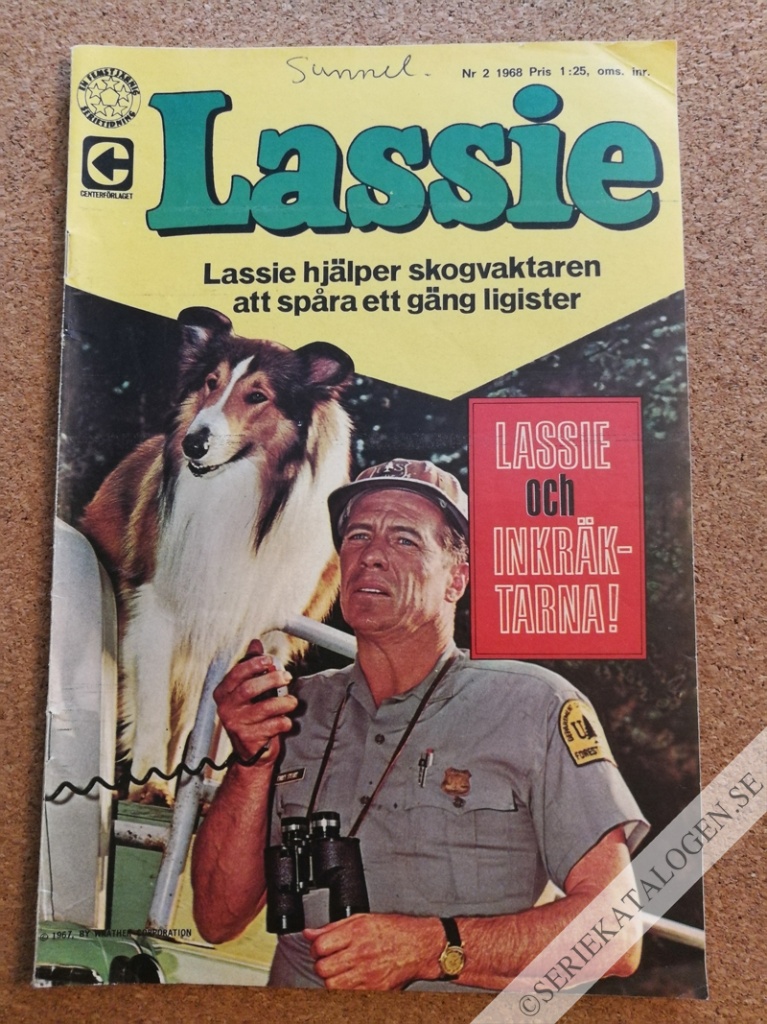 Framsida på Lassie #2 (1968)