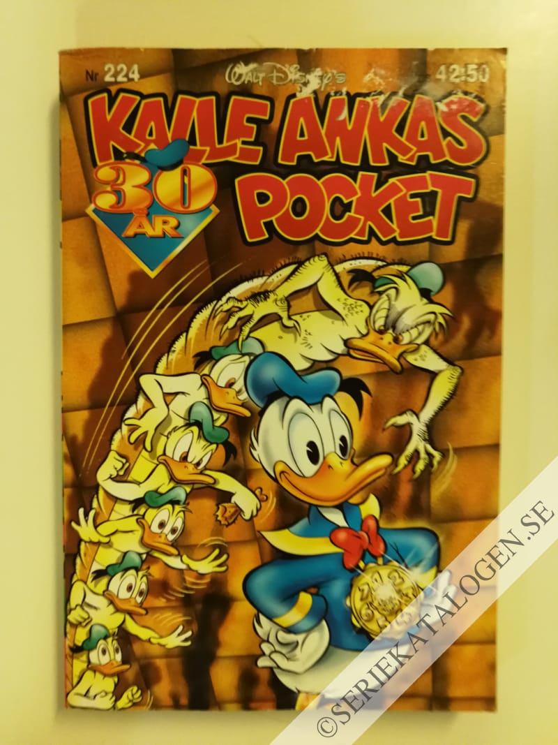 Framsida på Kalle Ankas pocket #224 (1998)