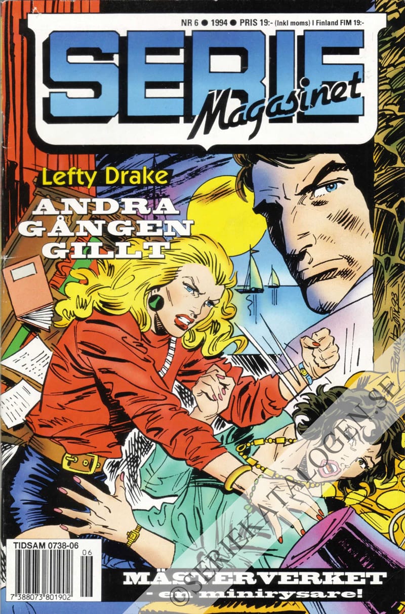 Framsida på Seriemagasinet #6 (1994)