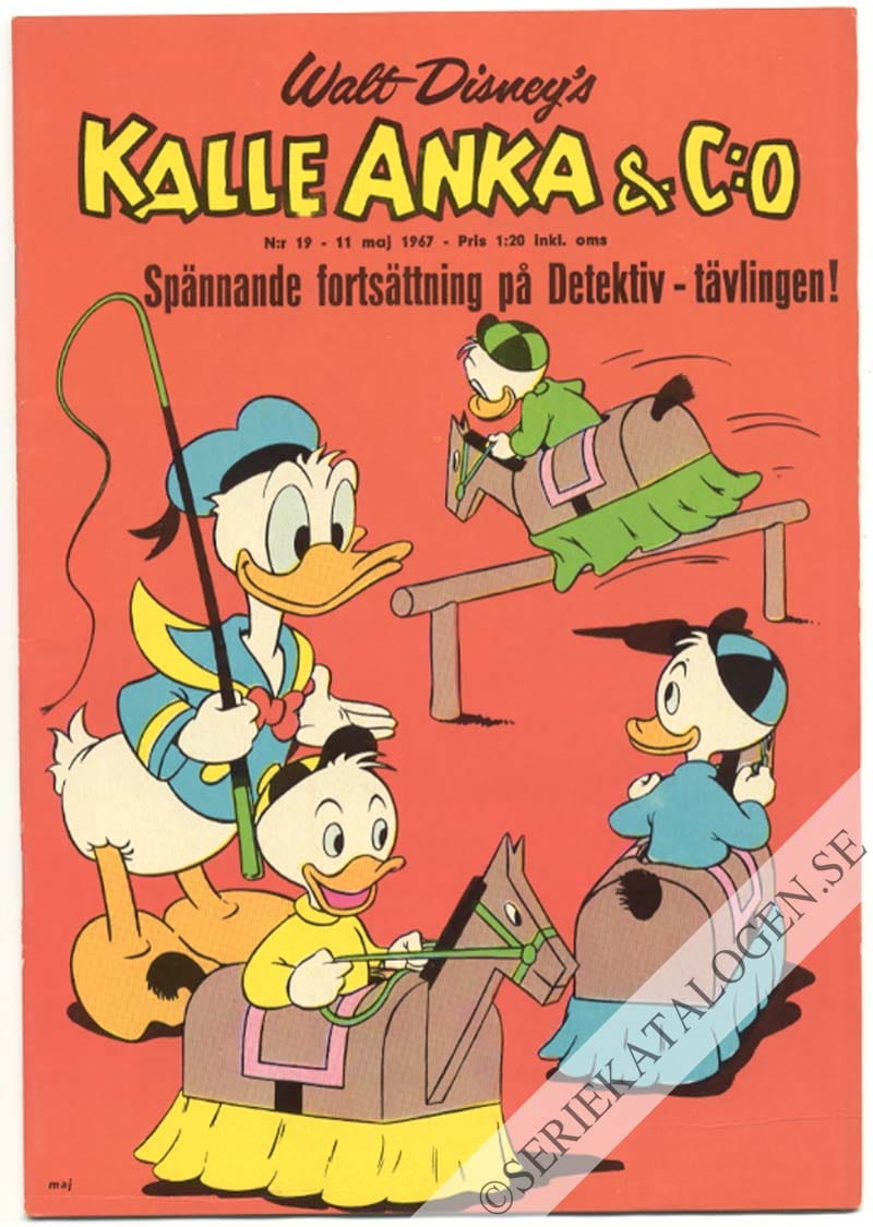 Framsida på Kalle Anka & C:o #19 (1967)