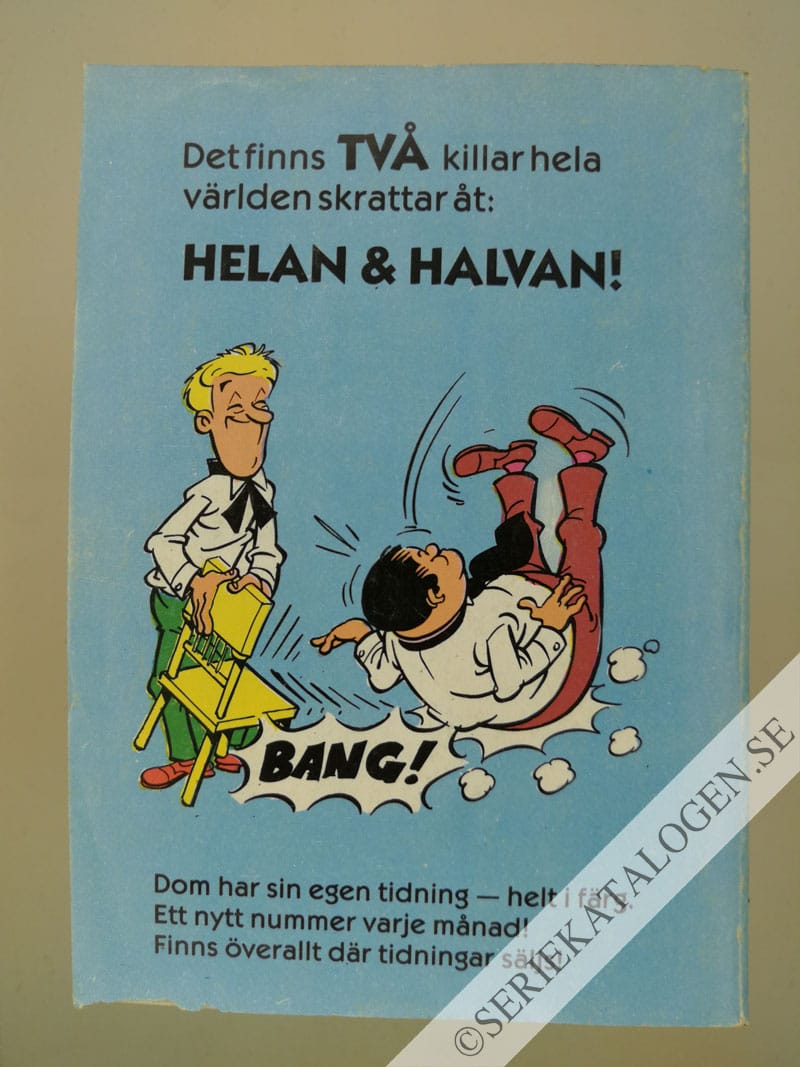 Baksida på Spionen som försvann (1980)