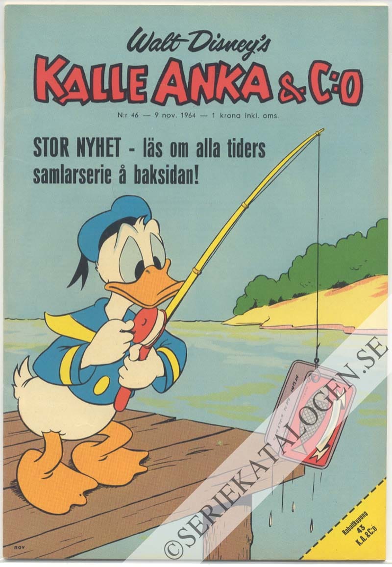 Framsida på Kalle Anka & C:o #46 (1964)