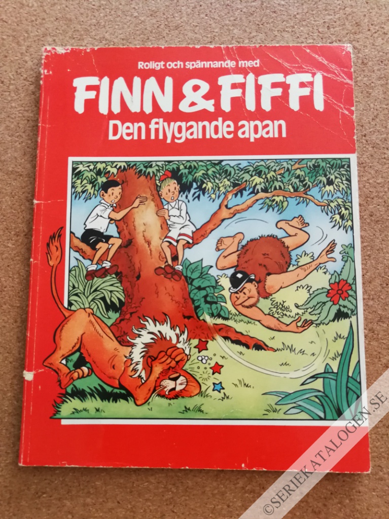 Framsida på Finn & Fiffi Den flygande apan (1979)