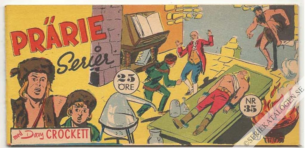 Framsida på Prärie-serier #35 (1958)