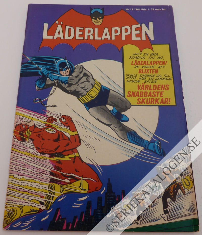 Framsida på Läderlappen och Robin #12 (1966)