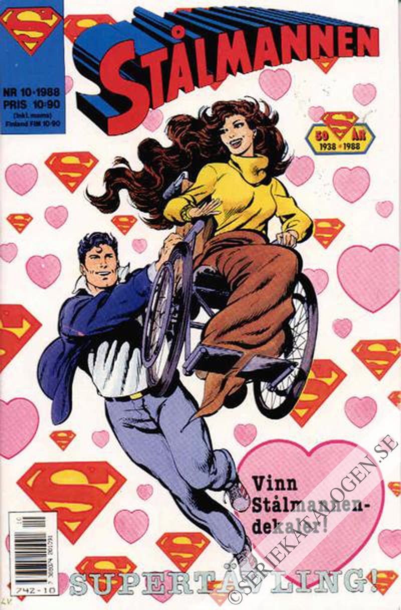 Framsida på Stålmannen #10 (1988)