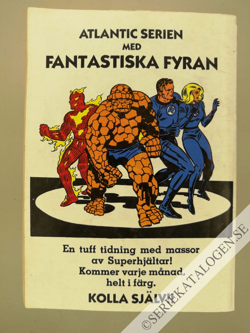 Baksida på Att segra eller dö (1981)