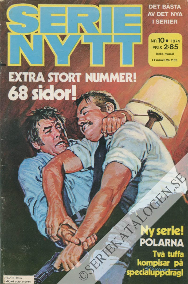 Framsida på Serie-Nytt #10 (1974)
