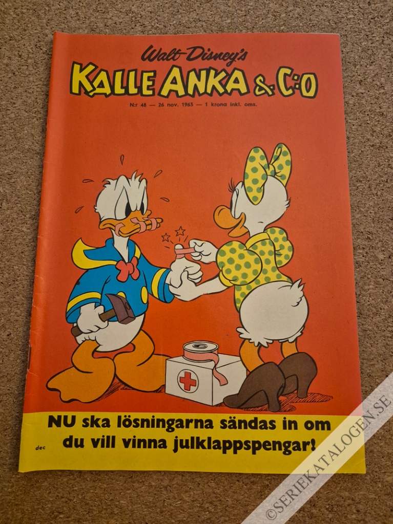 Framsida på Kalle Anka & C:o #48 (1963)
