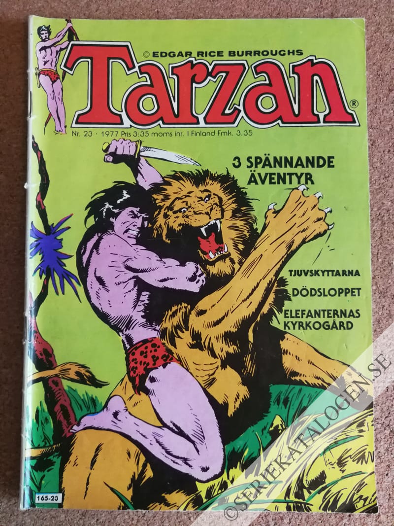 Framsida på Tarzan #23 (1977)