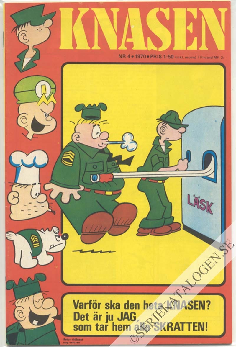 Framsida på Knasen #4 (1970)