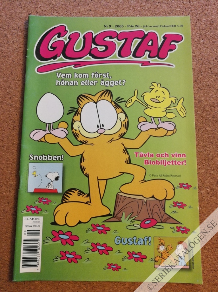 Framsida på Gustaf #9 (2005)