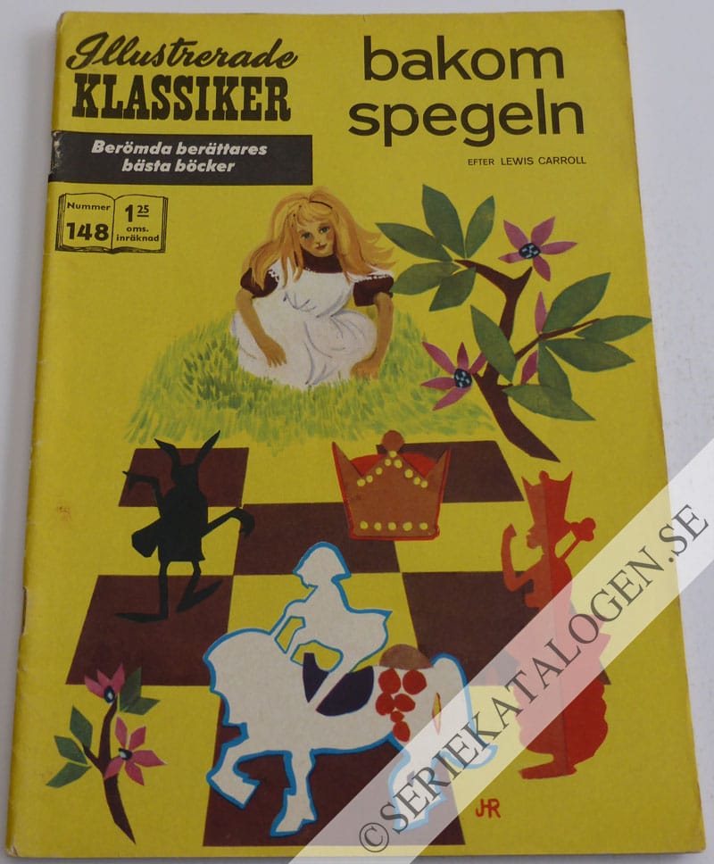 Framsida på Illustrerade Klassiker #148 - Bakom spegeln (1962)