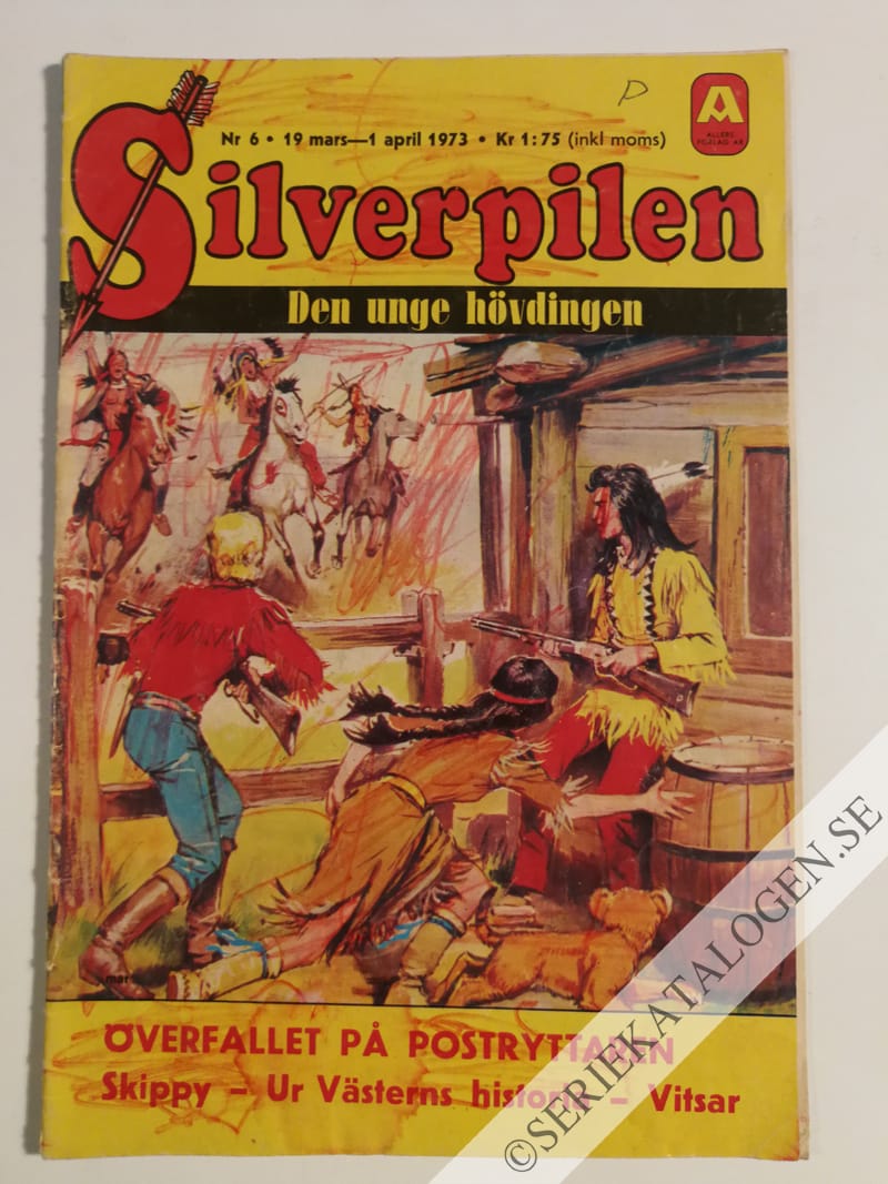 Framsida på Silverpilen #6 (1973)