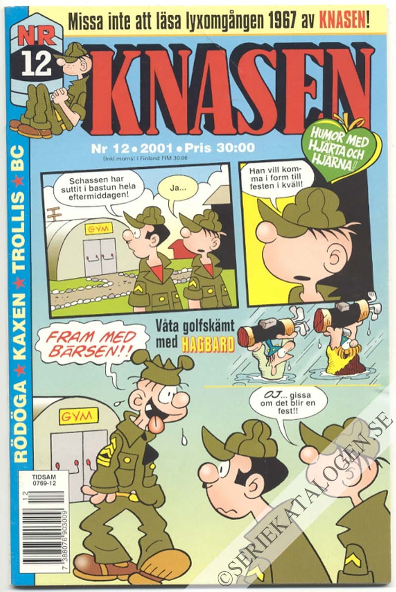 Framsida på Knasen #12 (2001)