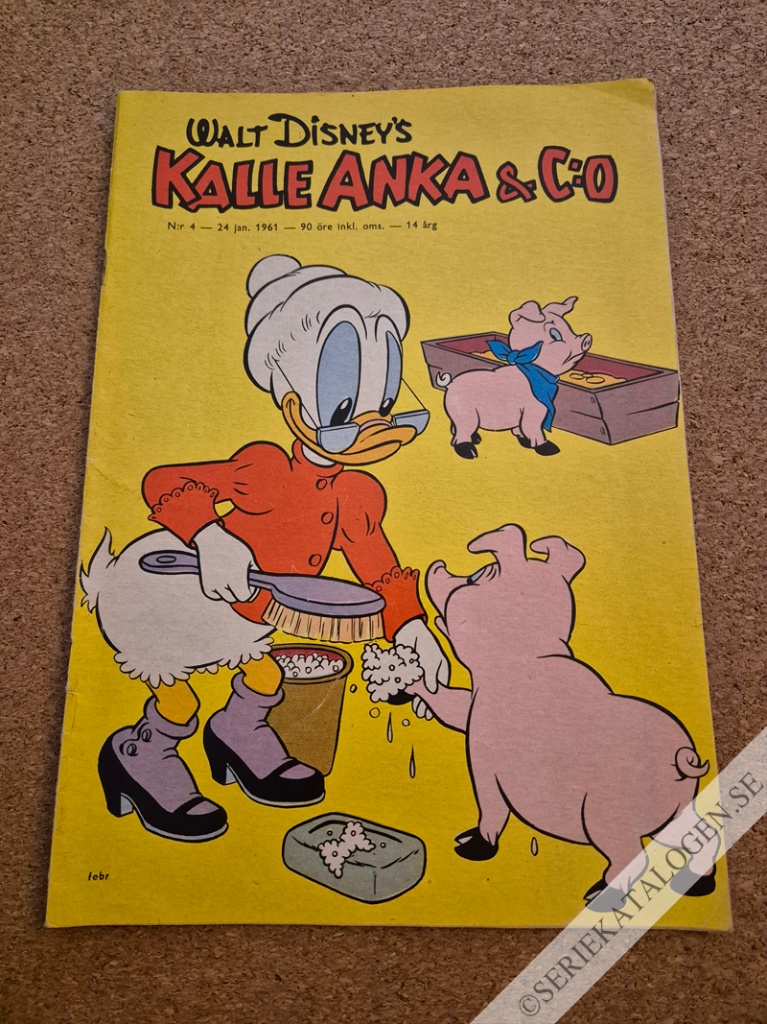 Framsida på Kalle Anka & C:o #4 (1961)