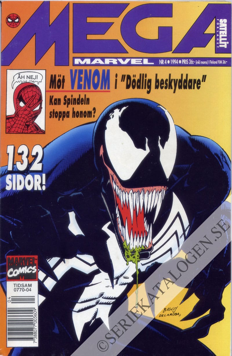 Framsida på Mega Marvel Venom (1994)