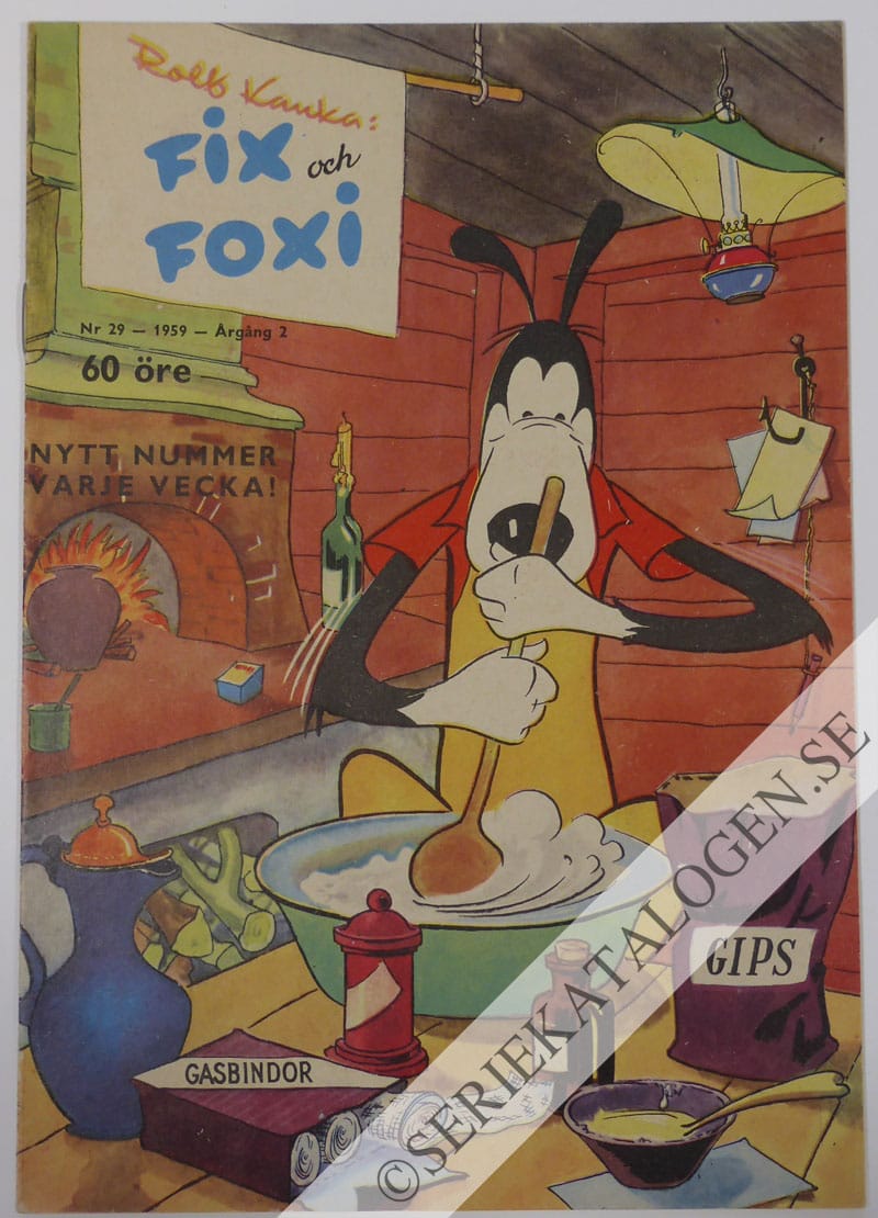 Framsida på Fix och Foxi #29 (1959)