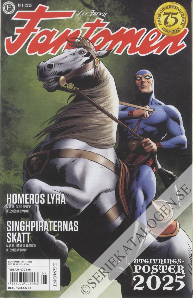 Framsida på Fantomen #1 (2025)