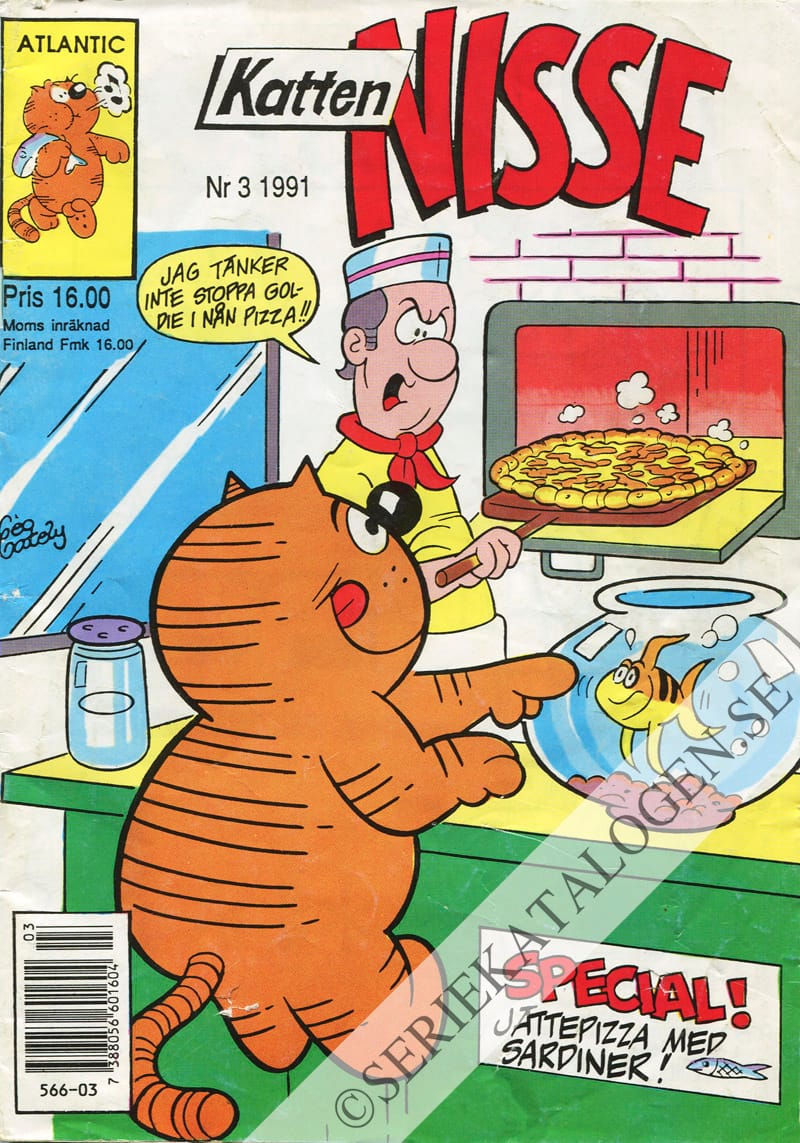 Framsida på Katten Nisse #3 (1991)