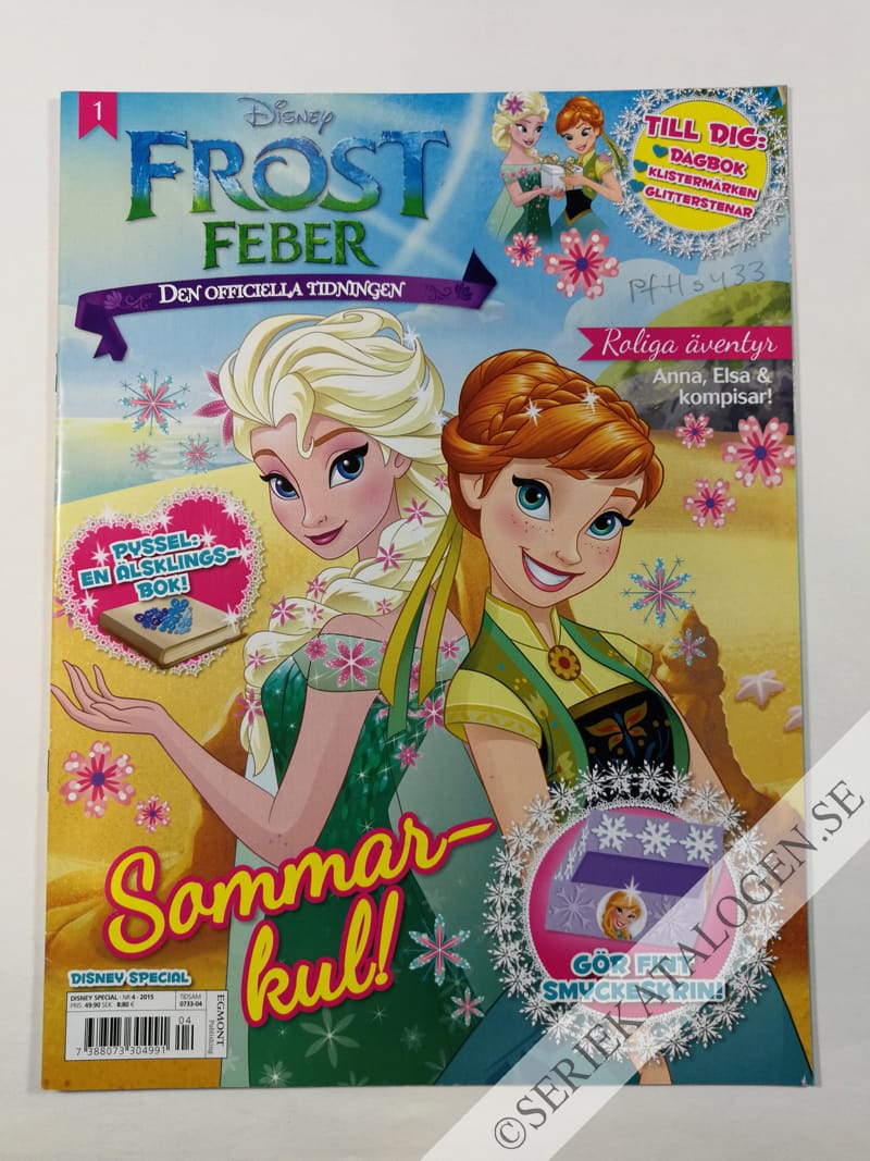 Framsida på Disney special Frost-feber - Den officiella tidningen (2015)