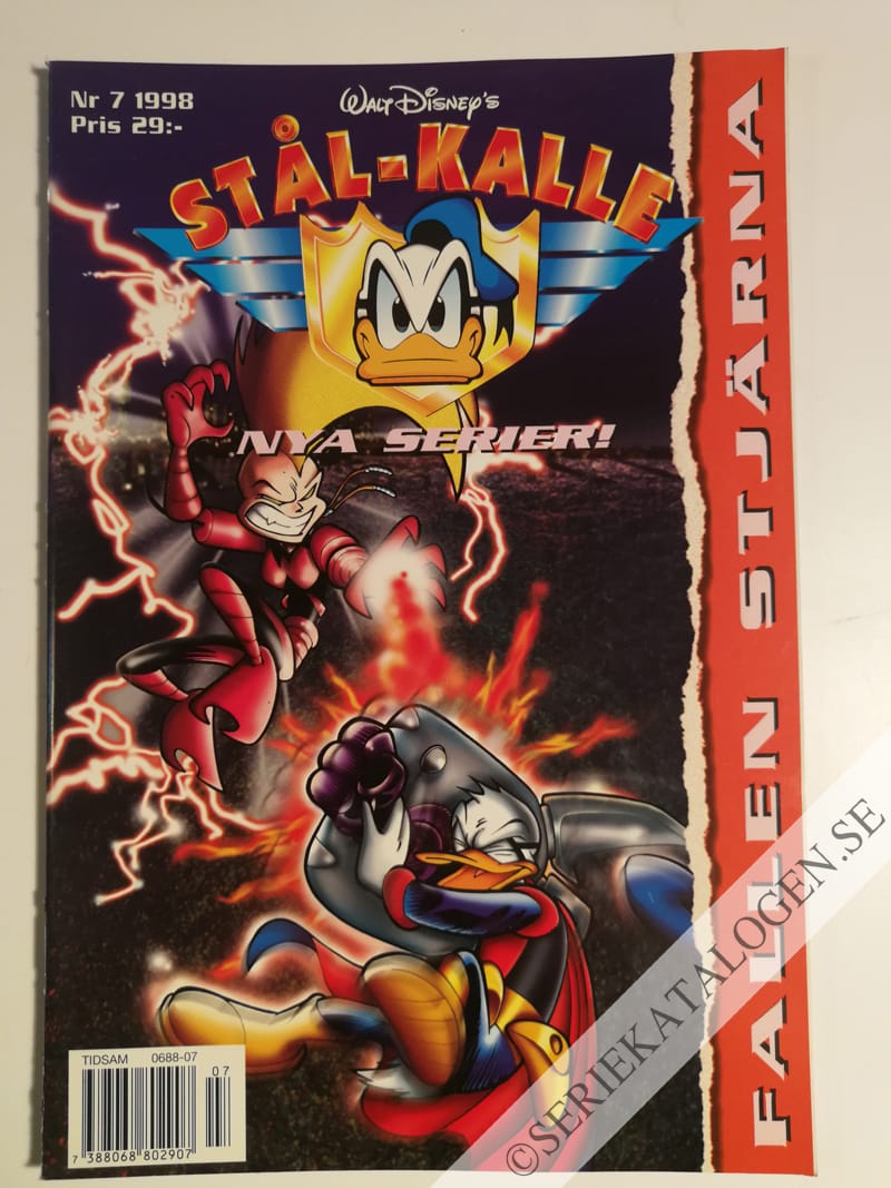 Framsida på Stål-Kalle Fallen stjärna (1998)