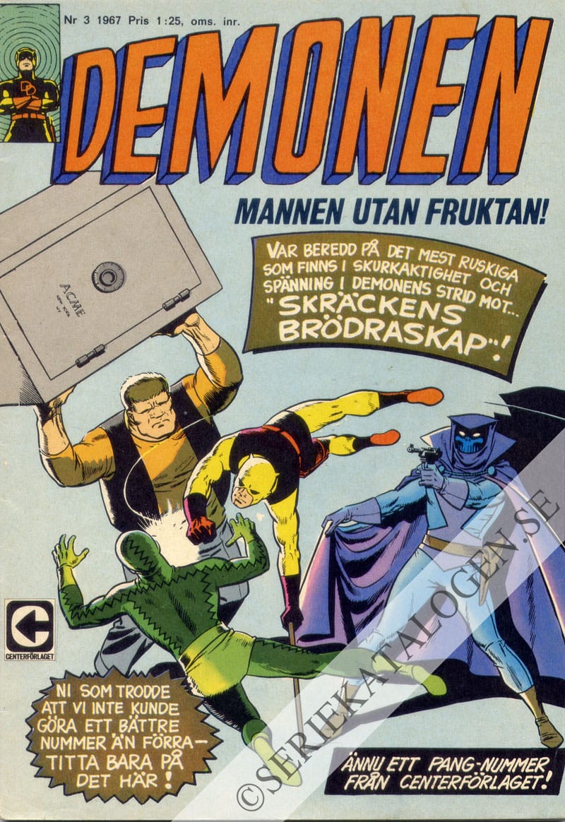 Framsida på Demonen #3 (1967)
