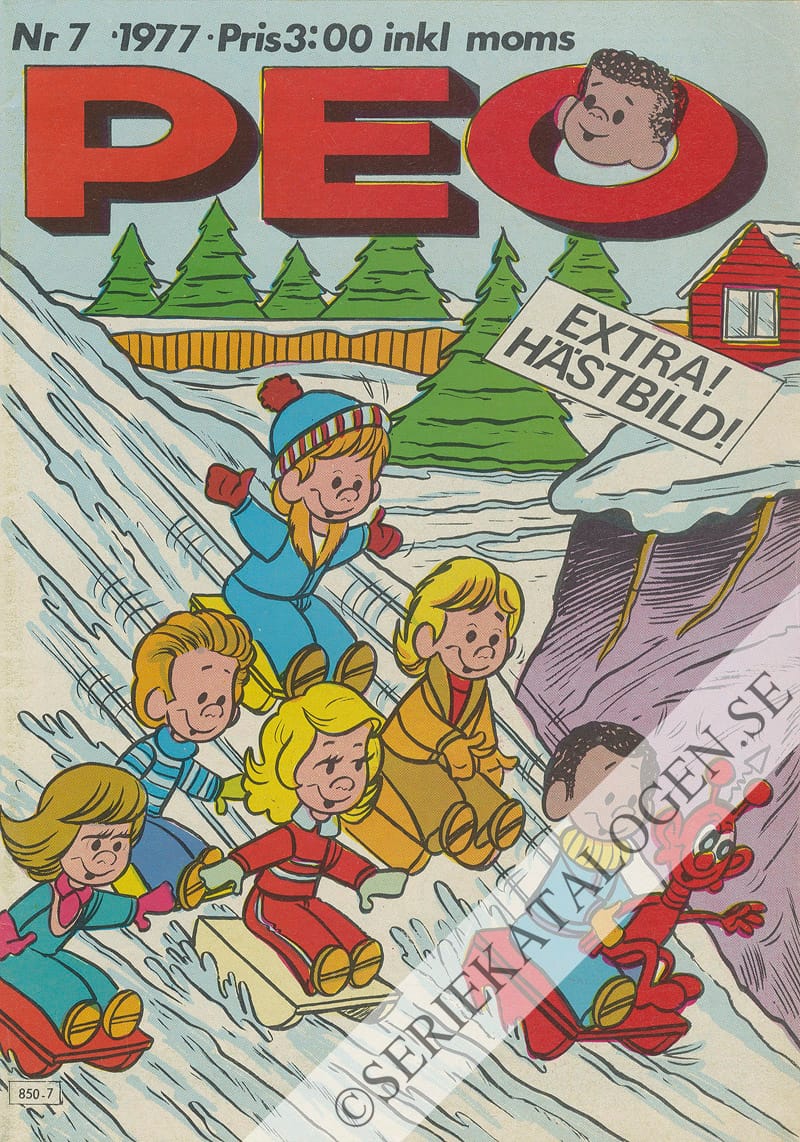 Framsida på Peo #7 (1977)